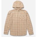 Men's Whitewash Hooded Flannel image number 0