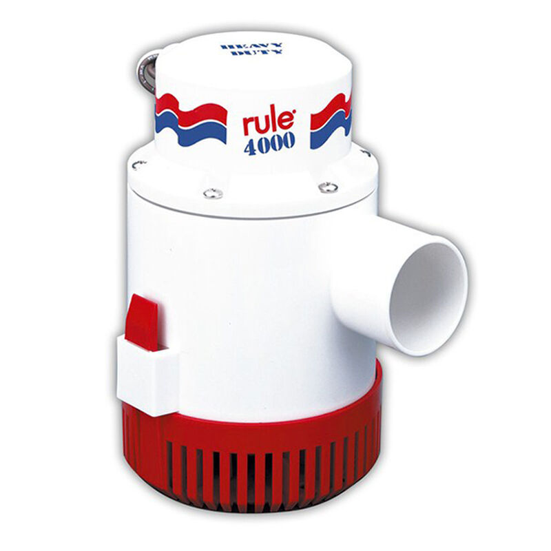 RULE INDUSTRIES 4000 GPH Electric Bilge Pump West Marine