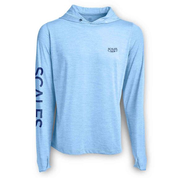 Men's Blue Gold Chasing Latitudes Premium Hooded Shirt image number 1