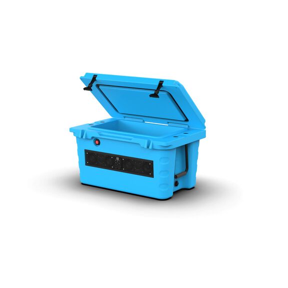 Wet Sounds SHIVR-55-BLU 58 Quart Ice Chest in Special Edition Blue with Built in Powered Bluetooth Soundbar image number 2
