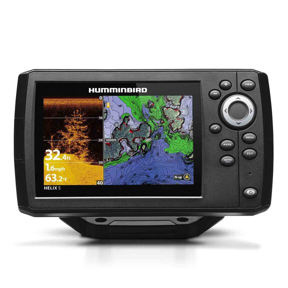 Helix 5 Chirp DI GPS G2 NAV+ Fishfinder/Chartplotter Combo with Transducer and Navionics+ Charts image number 0