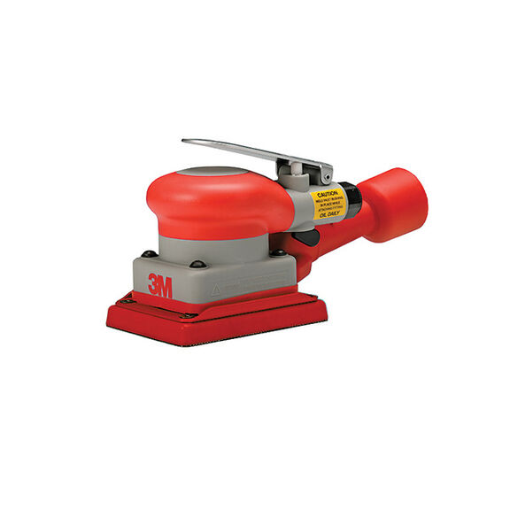 Pneumatic Rectangular Orbital Sander with Self-Generating Vacuum image number 0