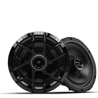 Wet Sounds ZERO 8 XZ-B  8-Inch High Output Component Style Coaxial Speakers with Horn-Loaded Tweeter in Black
