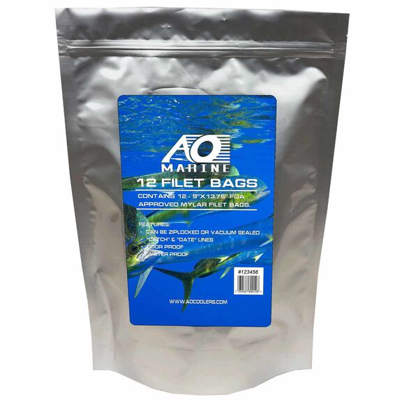 Ziplocked Mylar Fillet Bags, 12-Pack image number 0