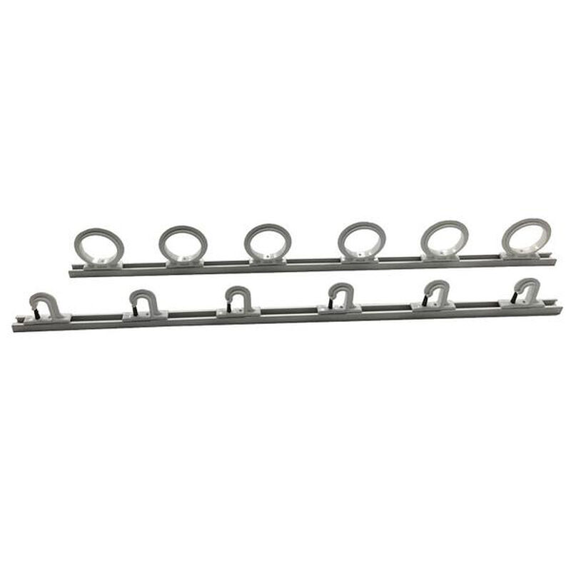 4' Trac-A-Rod Fishing Rod Rack, Holds 12 Rods