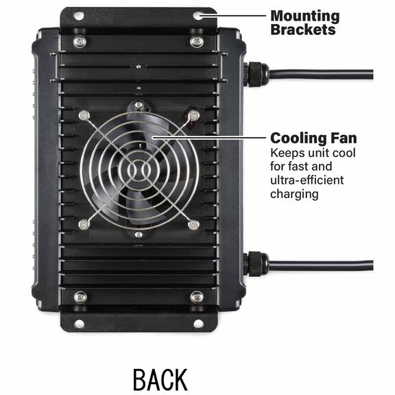 Mounted Marine Battery Charger, 24V, 10A, 1 Bank image number 1