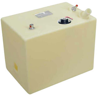 22 Gallon Angled Fill & Vent Series Below Deck Fuel Tank, 22"L x 15"W x 17"H