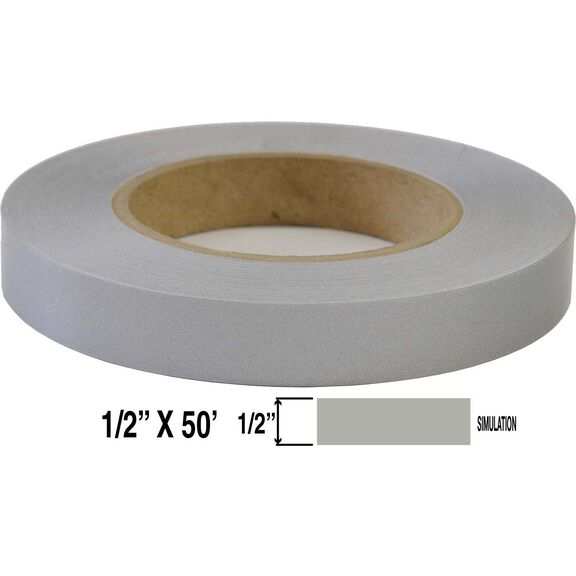Premium 1/2" X 50' Single Pinstripe - Silver Metallic image number 3