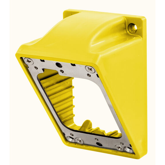 Hubbell Watertight Angled Adapter, 3/4" Npt, Yellow image number 0