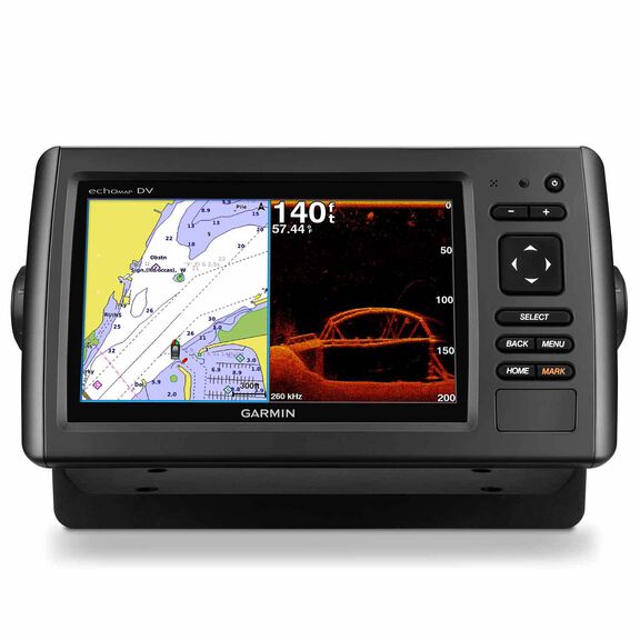 echoMAP&reg; 74dv Fishfinder/Chartplotter Combo with Sonar Capability and BlueChart g2 Coastal Charts image number 0