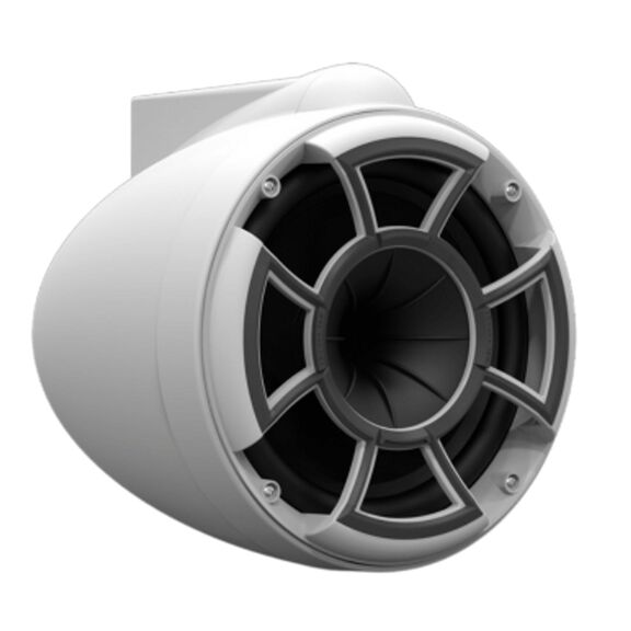Wet Sounds REV 8 White Special Edition Revolution Series 8" Matte White Tower Speakers with Stainless Steel Swivel Clamps (Pair) image number 3