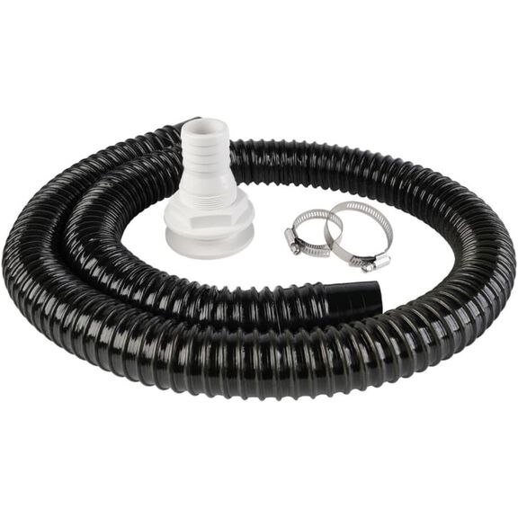 SEAFLO Bilge Pump Installation Kit with 1 Inch Hose, Clamps, and Thru-Hull Fitting image number 0