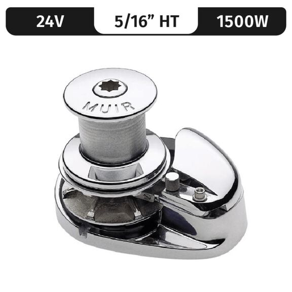 Muir Storm 2200 Capstan Windlass, 5/16" HT (G4), 24V DC, 1500W image number 0