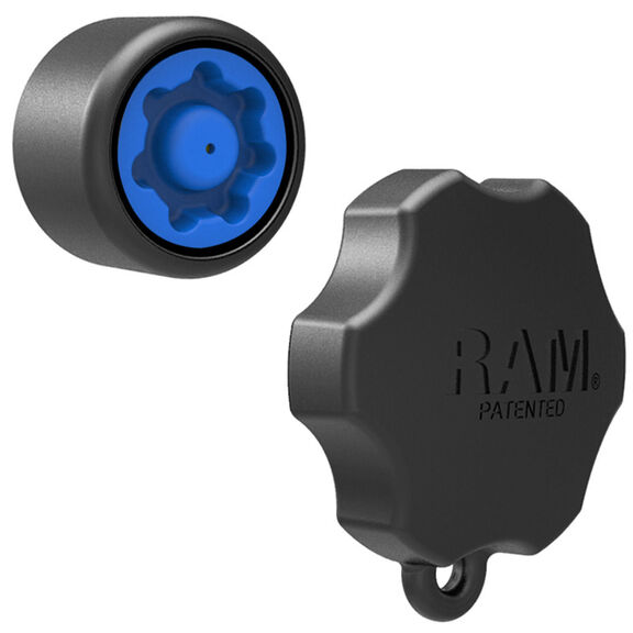 Pin-Lock Security Knob and Key Knob for 1" Diameter B Size Arms image number 1