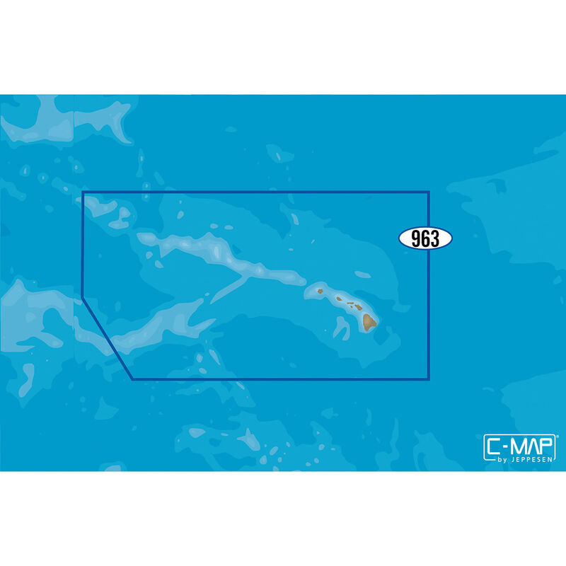 NA-D963 Hawaiian Islands C-MAP 4D Chart microSD/SD Card image number 0