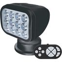 SEAFLO 28W Remote Control LED Searchlight, Warm White, Wireless Remote, Black image number 0