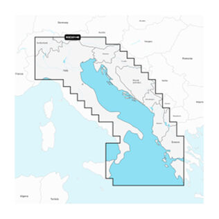 Garmin Navionics+ EU014R Italy, Adriatic Sea, Electronic Chart