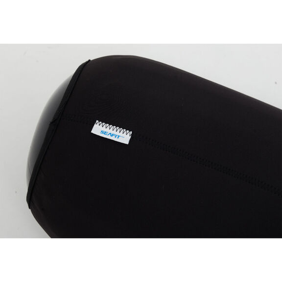 6" x 15" Center Hole Neoprene Fender Cover, Black image number 3