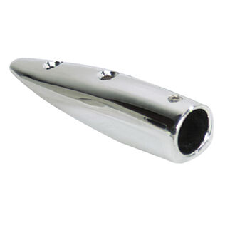 Stainless Steel 5 1/2&deg; Rail End (End-In), 7/8" Tube Outside Dia.