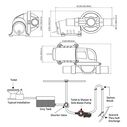 SEAFLO 12V Diaphragm 5.0 GPM Waste Pump &ndash; 360-Degree Rotating Head image number 3