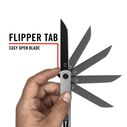 LX500 Select Founders Knife, Silver, Tanto Blade image number 2