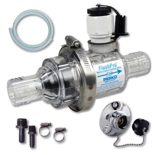PERKO&reg; Flush Pro Valve and Kit for Hose 1-1/4"