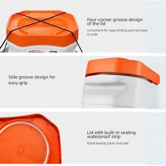 SEAFLO Waterproof Storage Bin with Lid 20L image number 3