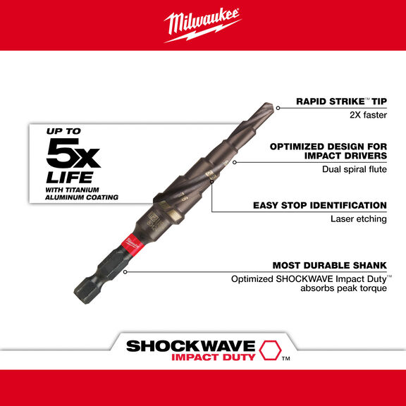 SHOCKWAVE Impact Duty #2 3/16 - 1/2" image number 1