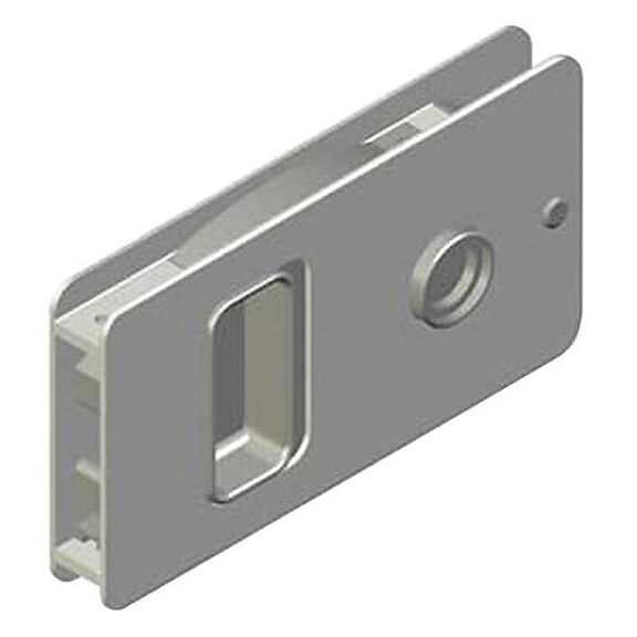 MF Flush Sliding Door Latch, Natural/Bright image number 0