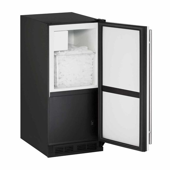 15" White Crescent Ice Maker image number 1