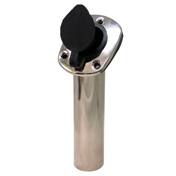 Rod Holder, Flush Mount, 30&deg;, 316 Stainless Steel image number 0