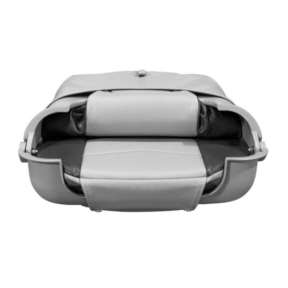 3309-860 Pro Angler Tour Series Fold Down Boat Seat, Charcoal / Marble / Black image number 4