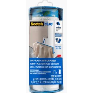 ScotchBlue Tape + Plastic with Dispenser PTD2093-48-L