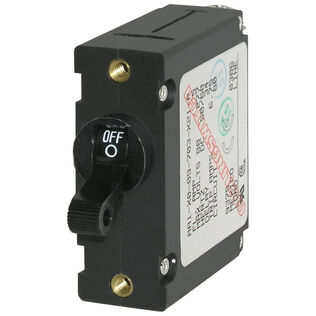 A-Series Single Pole Black Toggle Circuit Breakers