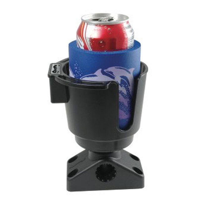 SCOTTY Rod Mount Drink Holder, Black West Marine