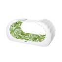 Over 9' Long Palm Print Bali Cabana Lounger Inflatable Pool Float image number 0