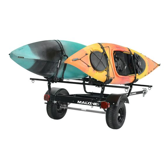 MicroSport Off-Road 2 Kayak Trailer Package (2 Sets FoldAway-J, Spare Tire) image number 4