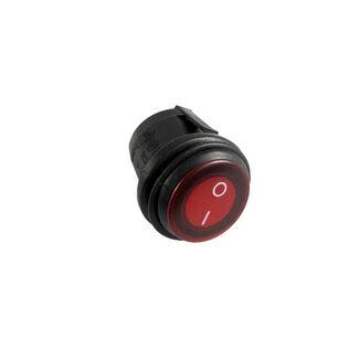 Waterproof LED Rocker Switch 12V 12A Red