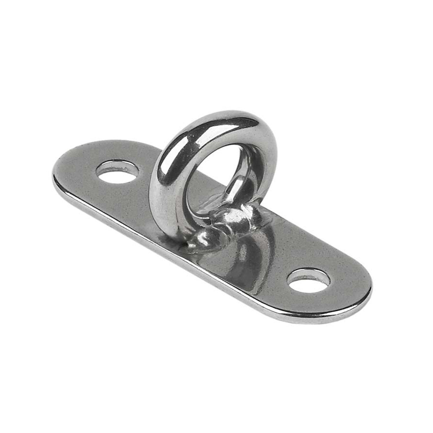 5/8" x 1 7/8" Dia. Oblong-Base Pad Eye with 3/16" Bail