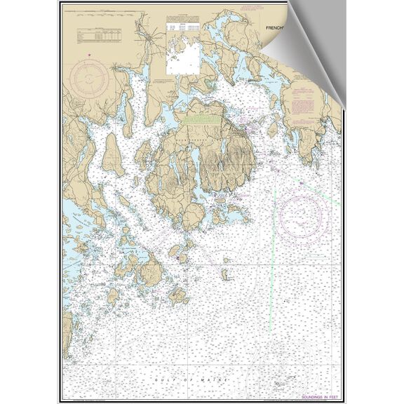 Fernandina Beach Decorative Nautical Chart image number 0