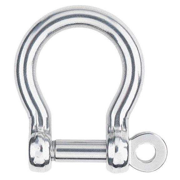 10mm Stainless Steel Bow Shackle with 13/32" Pin image number 0