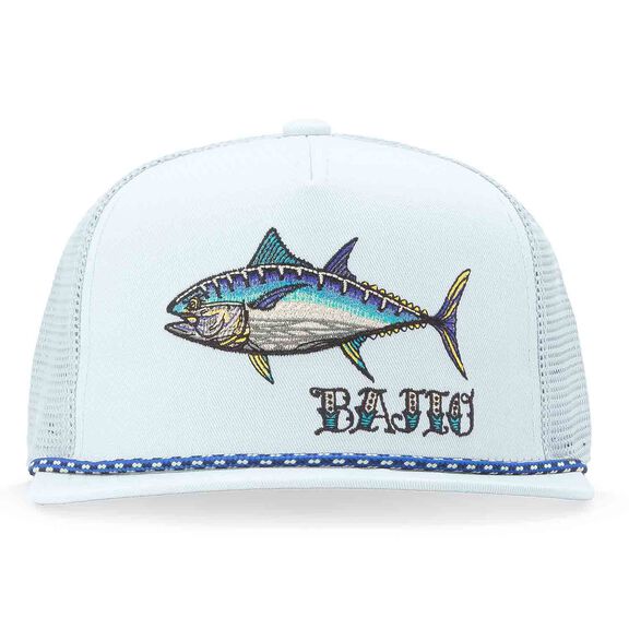 Flat Brim Twill Trucker Hat image number 1
