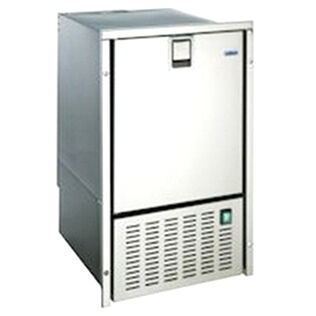 White Crescent Ice Maker, Stainless Steel Door, 230VAC/50Hz