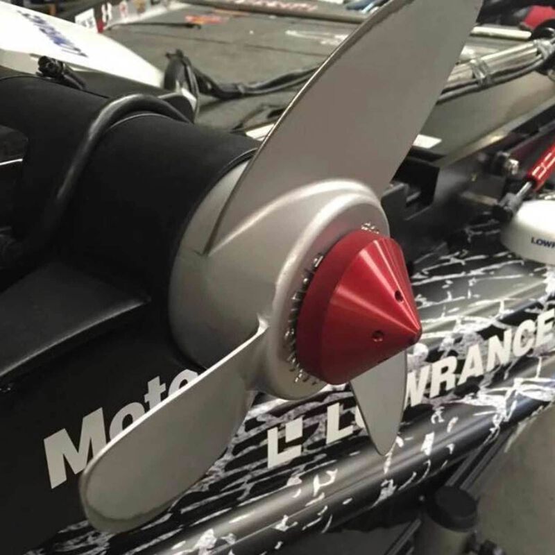 T-H MARINE G-Force Eliminator Trolling Motor Prop Nut, All Motorguide 2  1/4, Black
