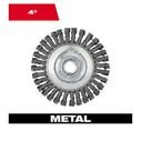 4" Carbon Steel Stringer Bead Wheel image number 0