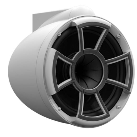 Wet Sounds REV 10 White Special Edition Revolution Series 10" Matte White Tower Speakers with Stainless Steel Swivel Clamps (Pair) image number 3