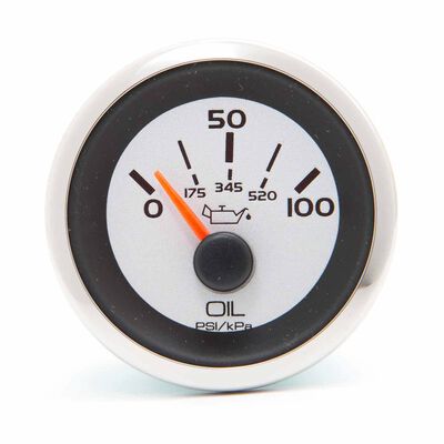 Argent Pro Series Oil Pressure Gauge, 100 psi