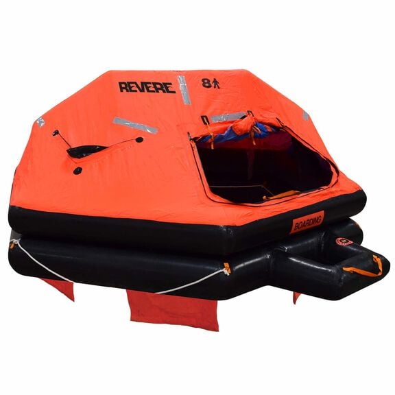 REVERE SURVIVAL USCG/SOLAS, 8-Person Life Raft, A Pack