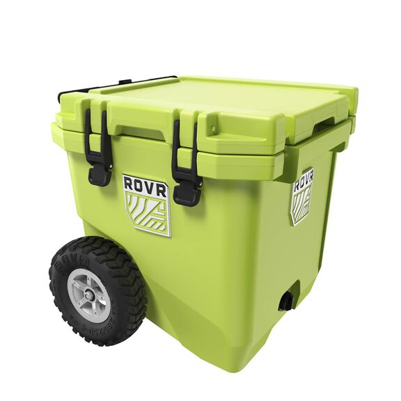 RollR 30 Quart Wheeled Hard Cooler with Telescopic Handle, Matcha image number 2