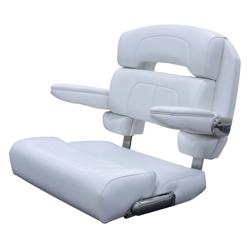 23" Deluxe Capri Helm Chair, White image number 0